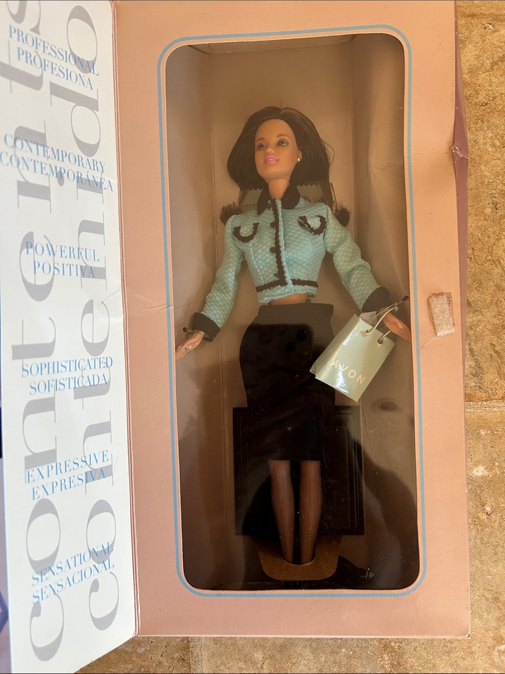 Vintage 1998 Barbie AVON Representative Doll